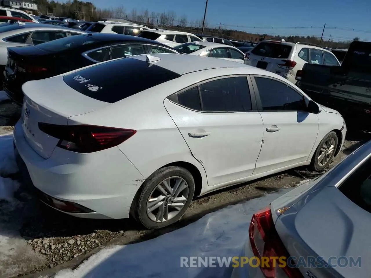3 Photograph of a damaged car 5NPD84LF7KH441194 HYUNDAI ELANTRA 2019