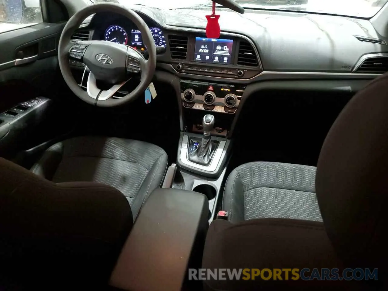 8 Photograph of a damaged car 5NPD84LF7KH461235 HYUNDAI ELANTRA 2019