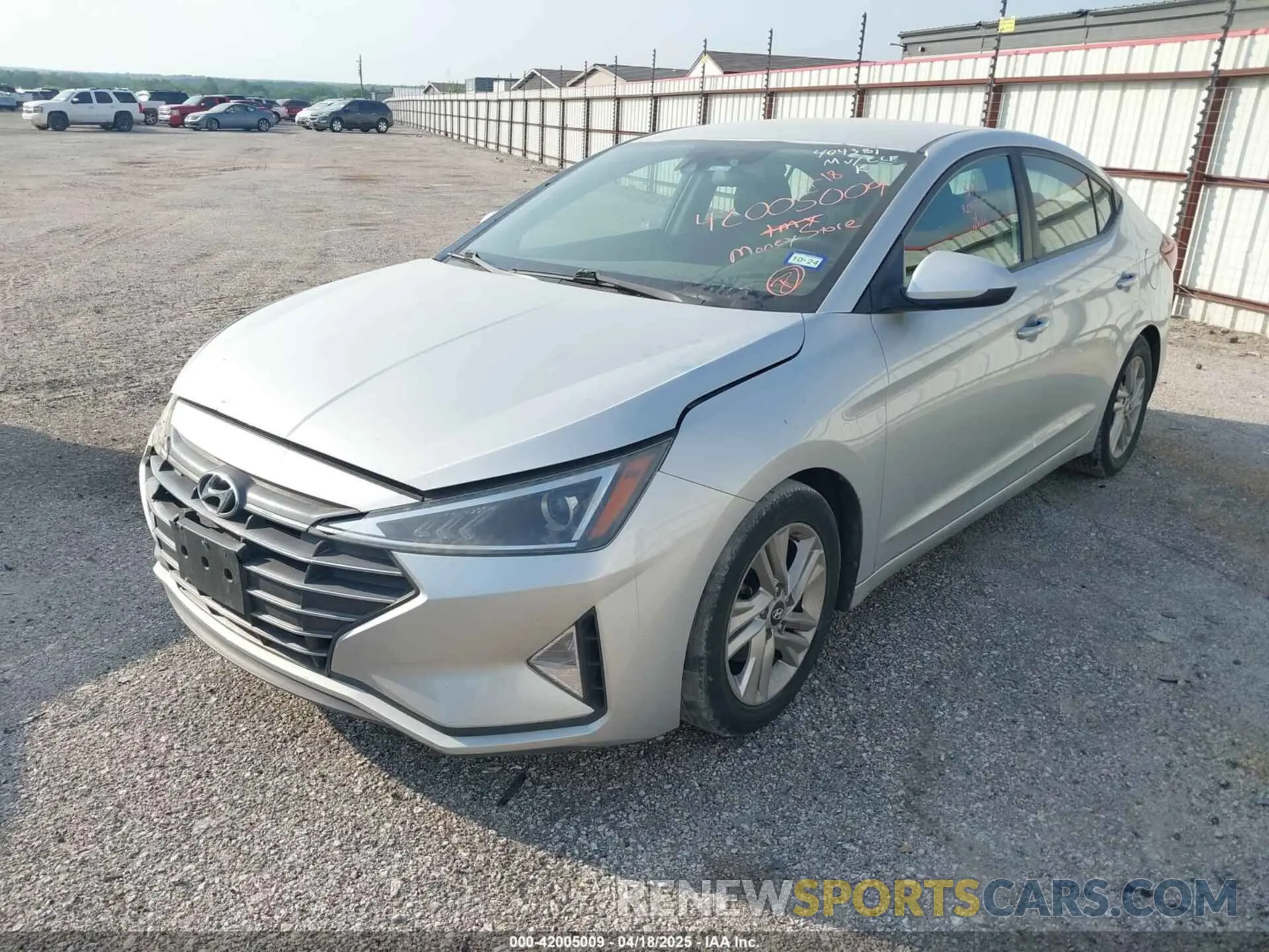 2 Photograph of a damaged car 5NPD84LF8KH404381 HYUNDAI ELANTRA 2019
