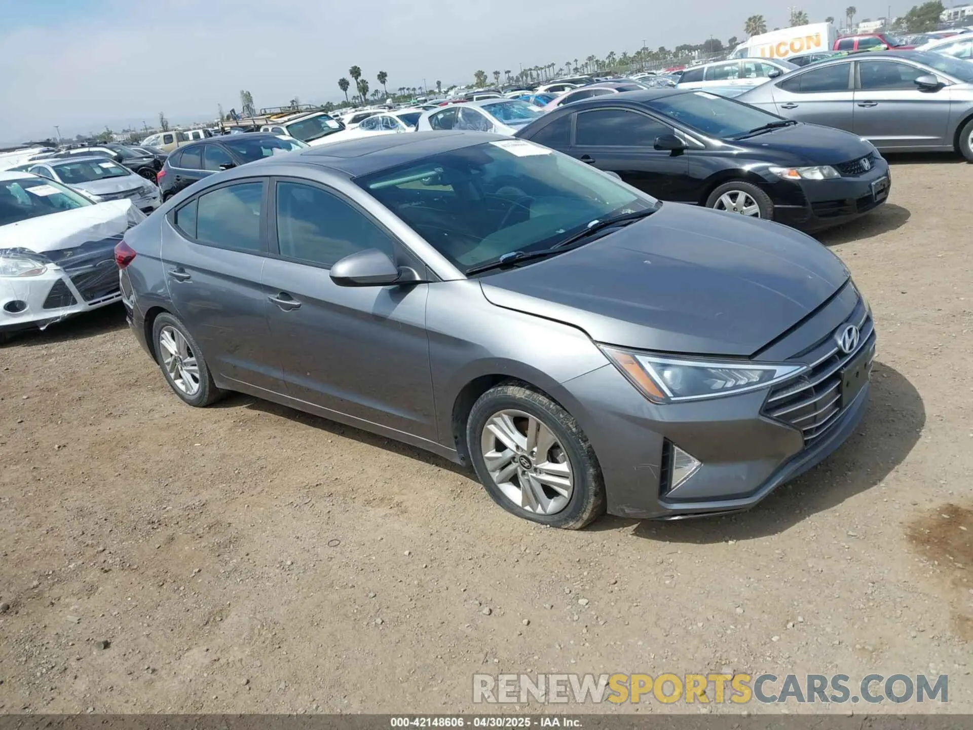 1 Фотография поврежденного автомобиля 5NPD84LF8KH414733 HYUNDAI ELANTRA 2019