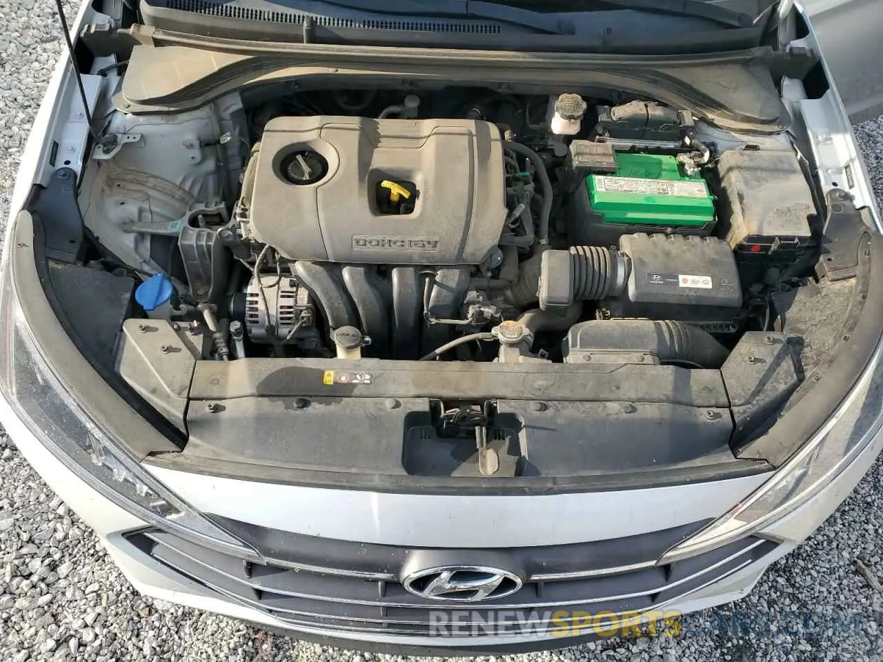 11 Photograph of a damaged car 5NPD84LF8KH419849 HYUNDAI ELANTRA 2019