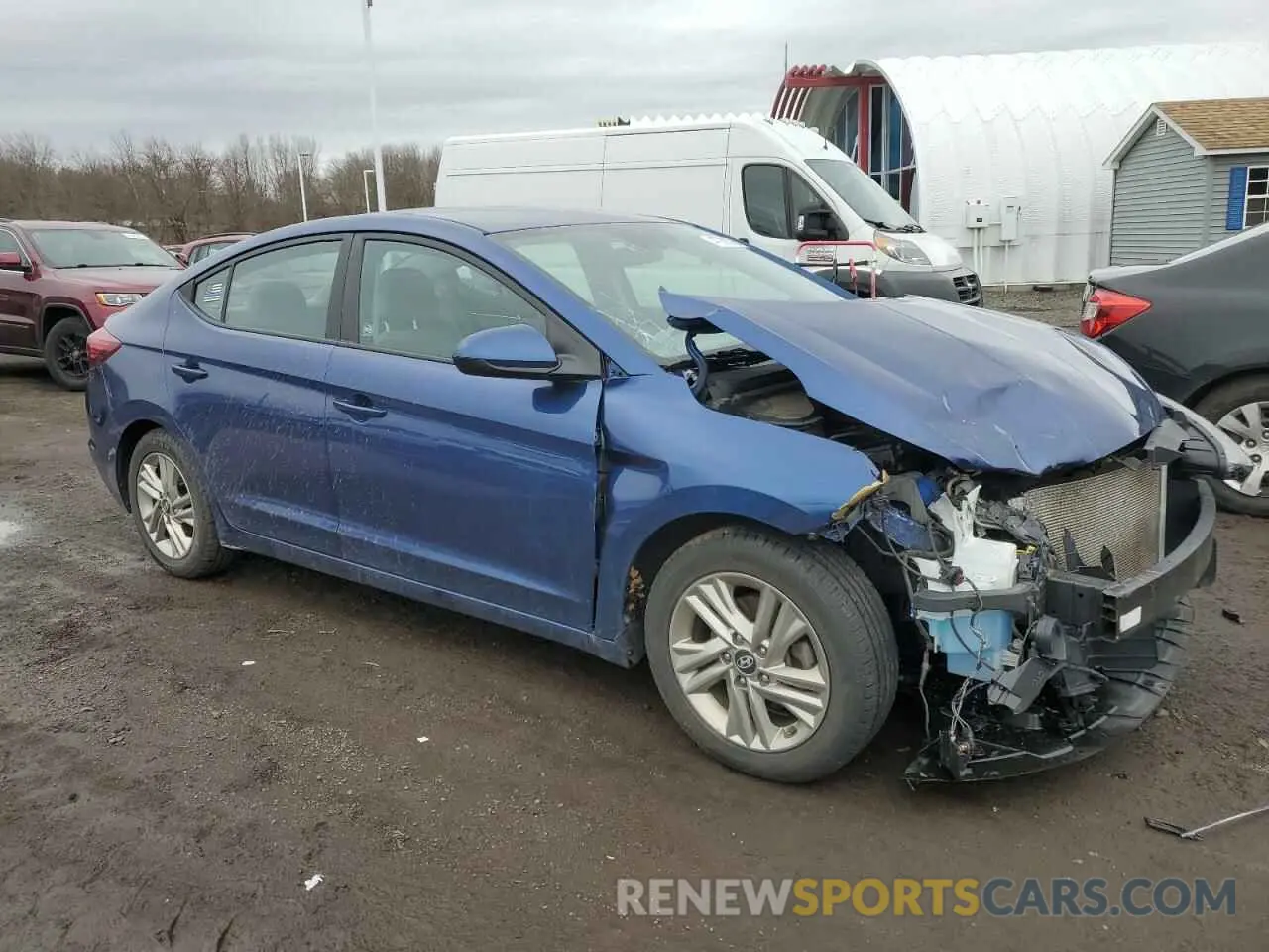 4 Photograph of a damaged car 5NPD84LF8KH420466 HYUNDAI ELANTRA 2019