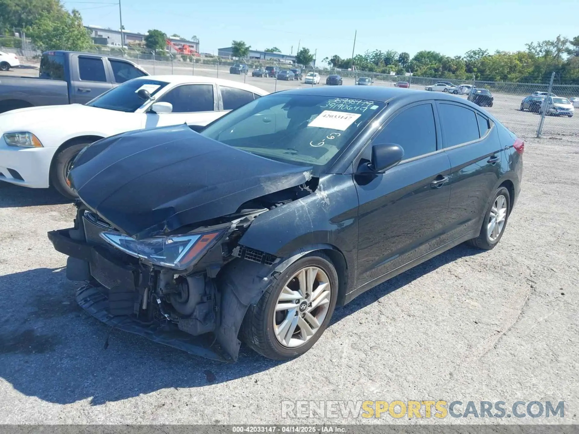 2 Photograph of a damaged car 5NPD84LF8KH428468 HYUNDAI ELANTRA 2019