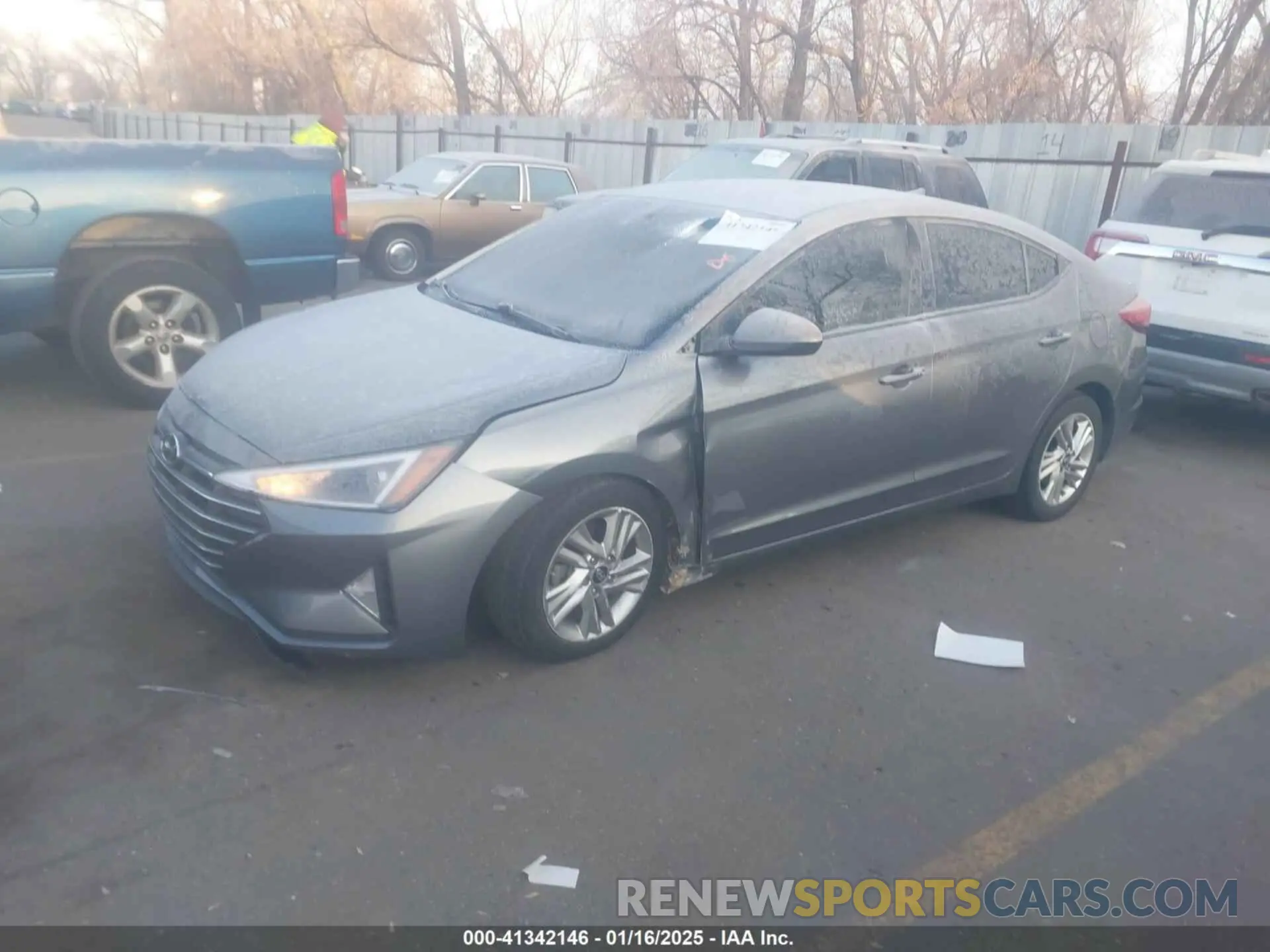 2 Photograph of a damaged car 5NPD84LF8KH453547 HYUNDAI ELANTRA 2019