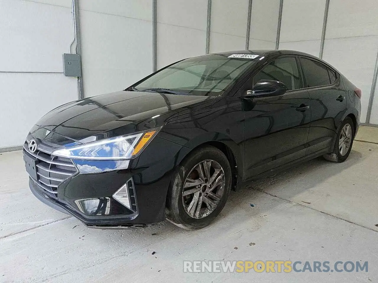 1 Photograph of a damaged car 5NPD84LF9KH437809 HYUNDAI ELANTRA 2019