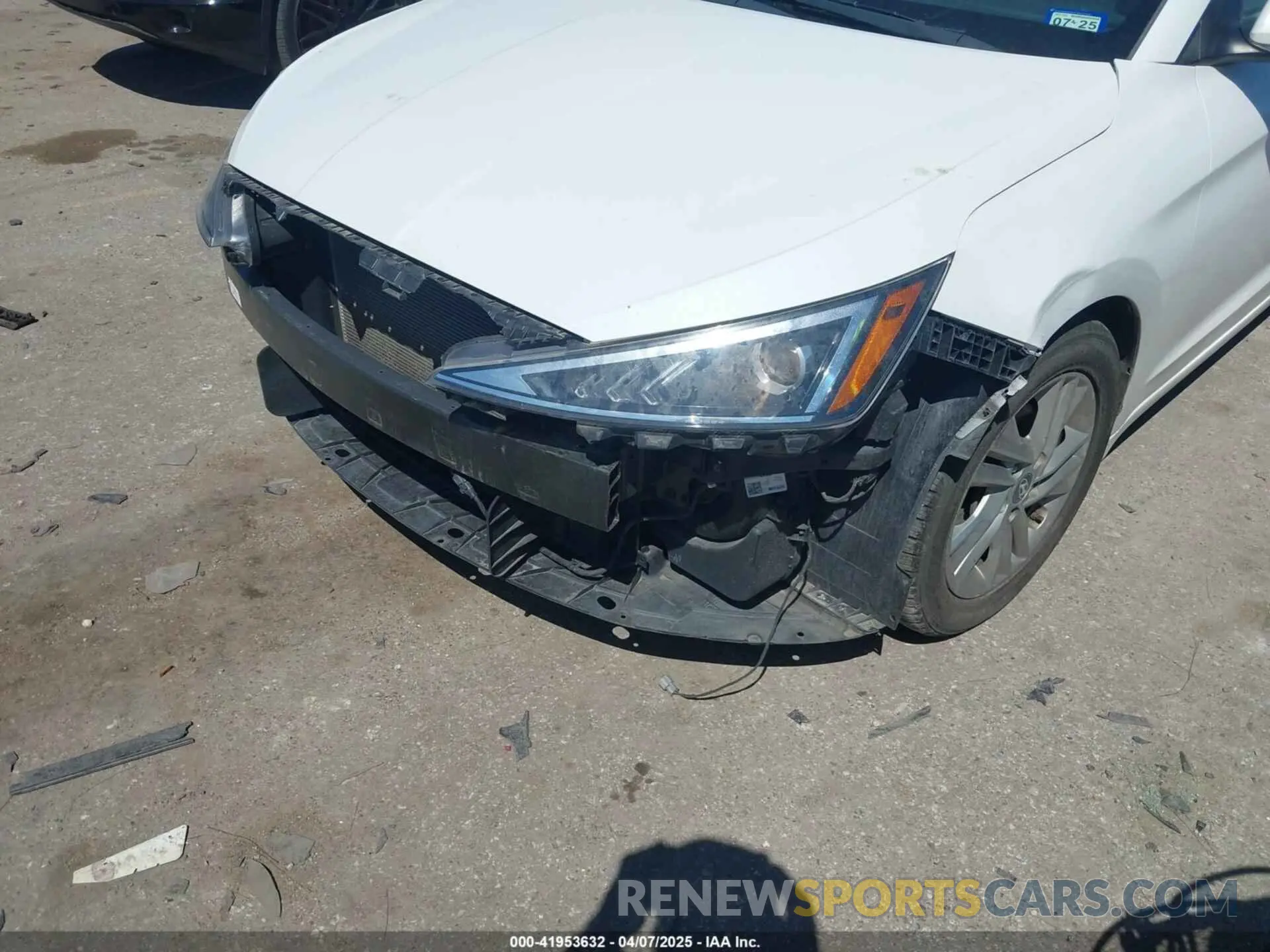 6 Фотография поврежденного автомобиля 5NPD84LF9KH458935 HYUNDAI ELANTRA 2019