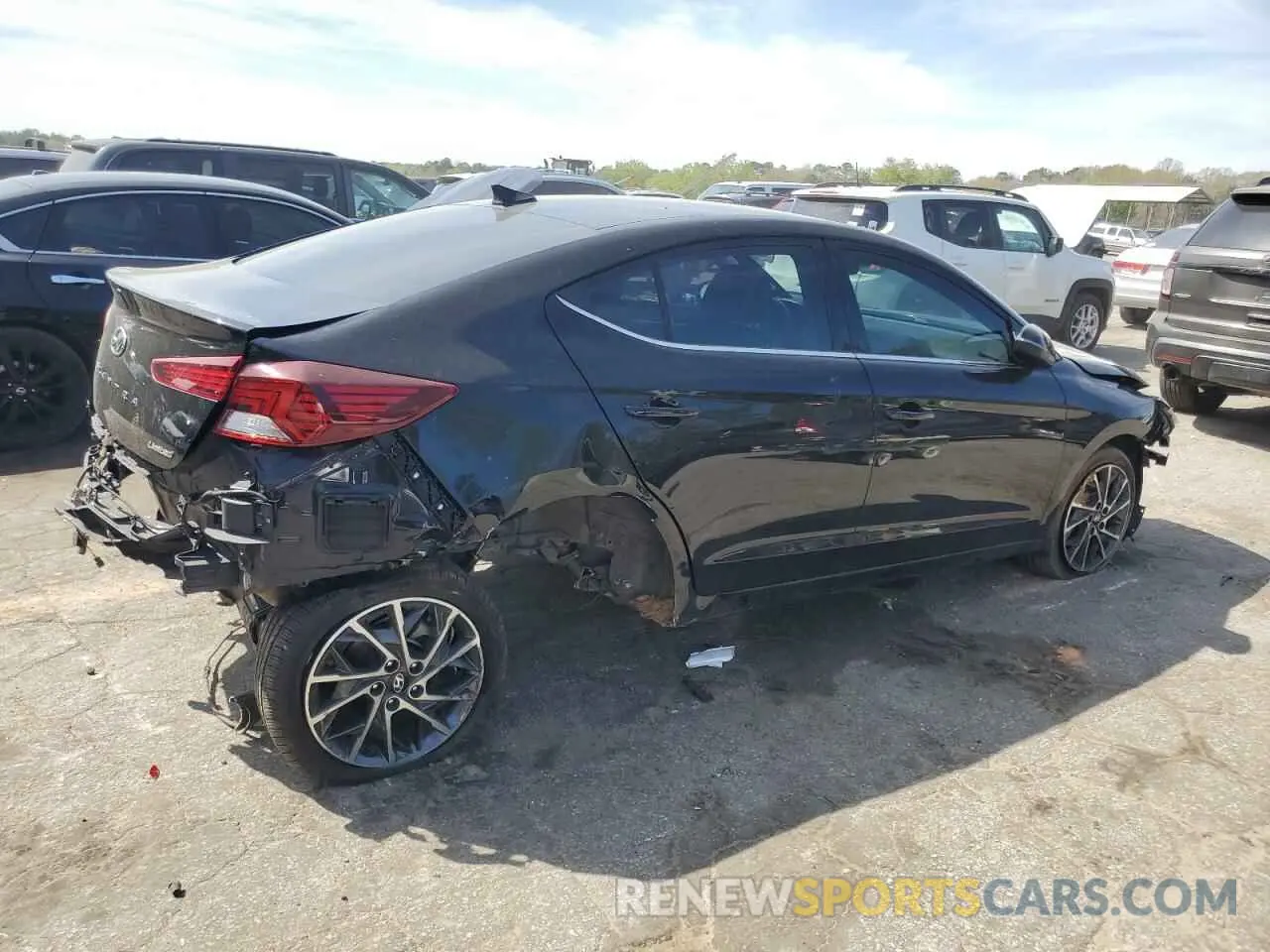 3 Photograph of a damaged car 5NPD84LF9KH463987 HYUNDAI ELANTRA 2019