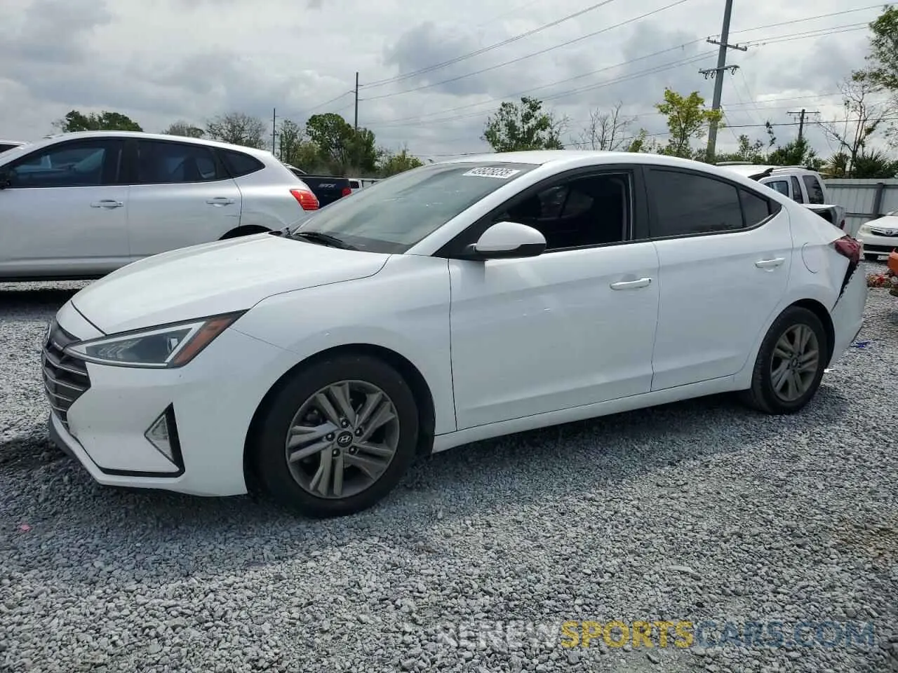 1 Photograph of a damaged car 5NPD84LF9KH489053 HYUNDAI ELANTRA 2019