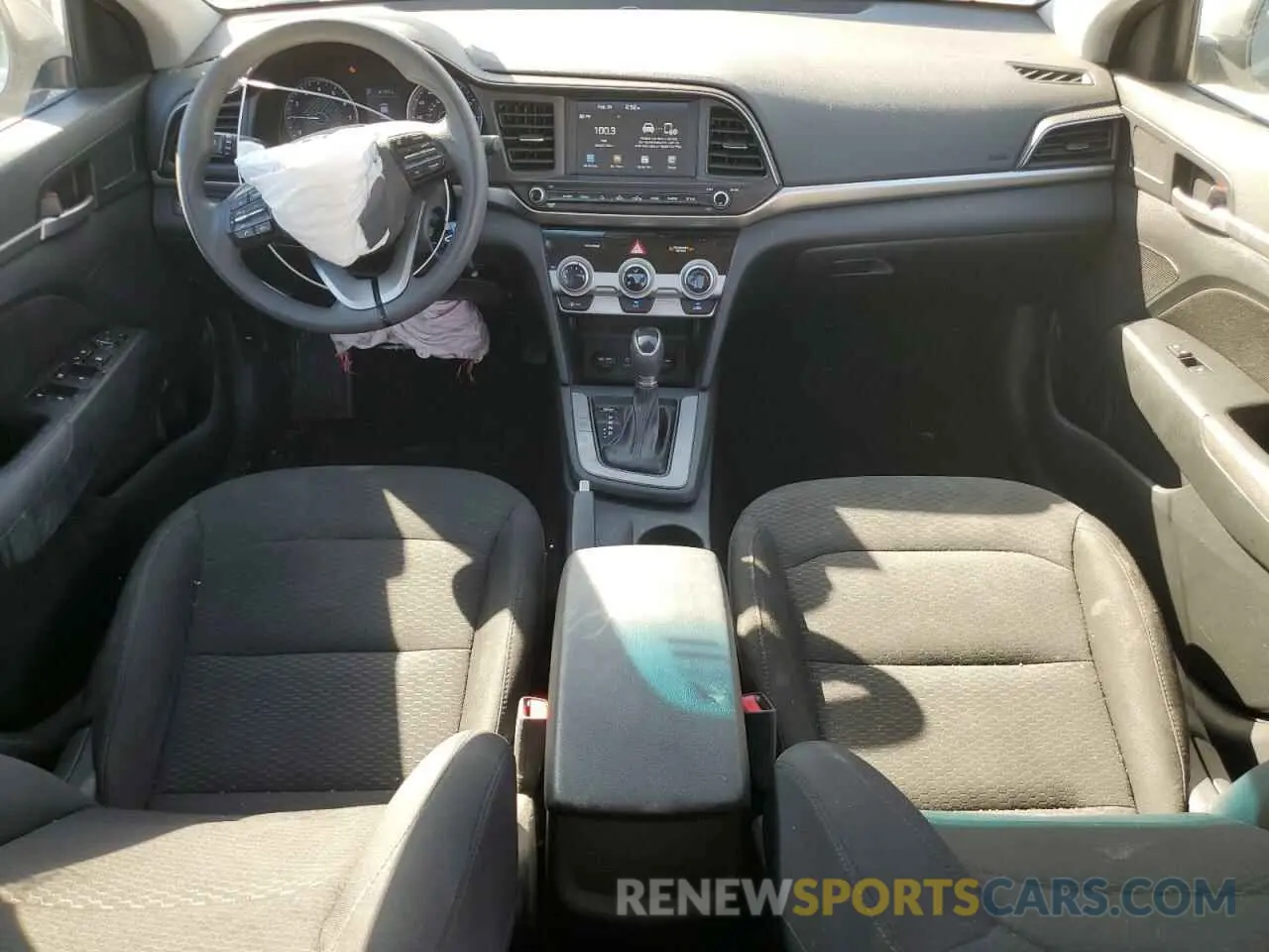 8 Photograph of a damaged car 5NPD84LFXKH405581 HYUNDAI ELANTRA 2019
