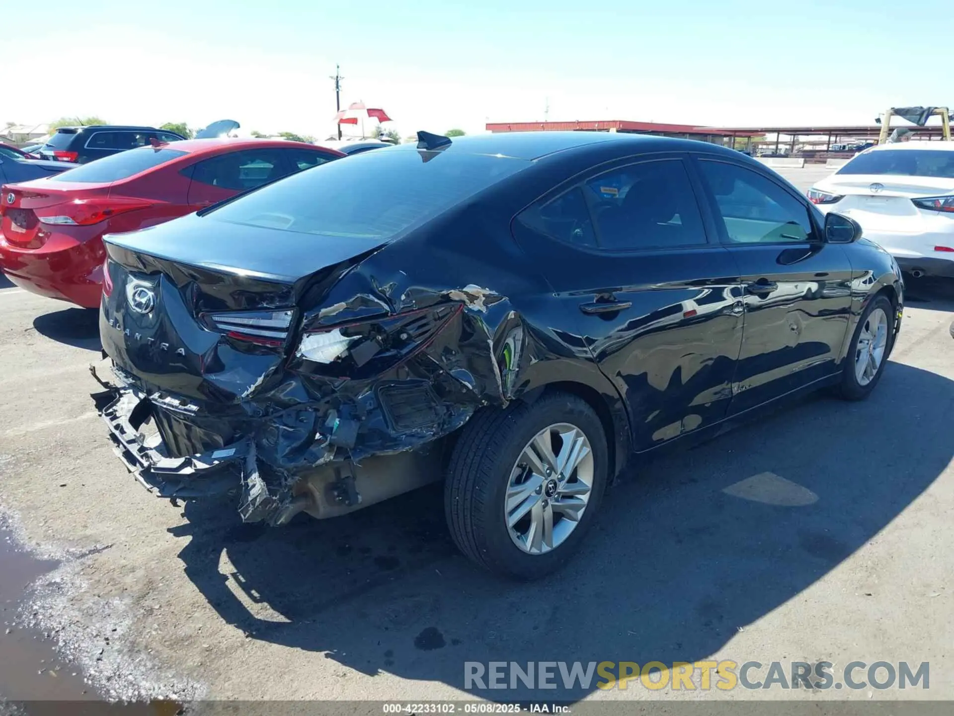 4 Фотография поврежденного автомобиля 5NPD84LFXKH411493 HYUNDAI ELANTRA 2019