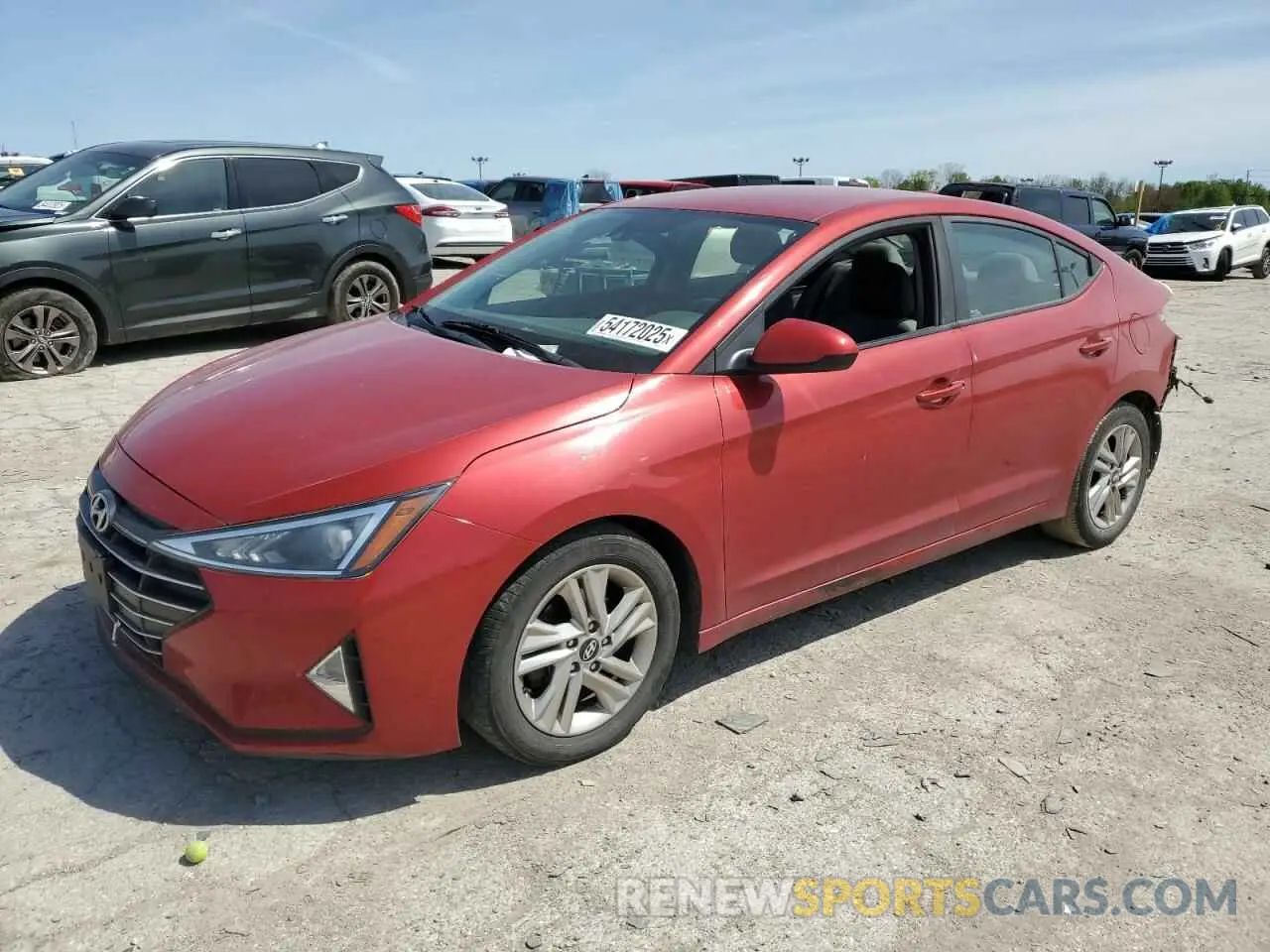 1 Фотография поврежденного автомобиля 5NPD84LFXKH427371 HYUNDAI ELANTRA 2019