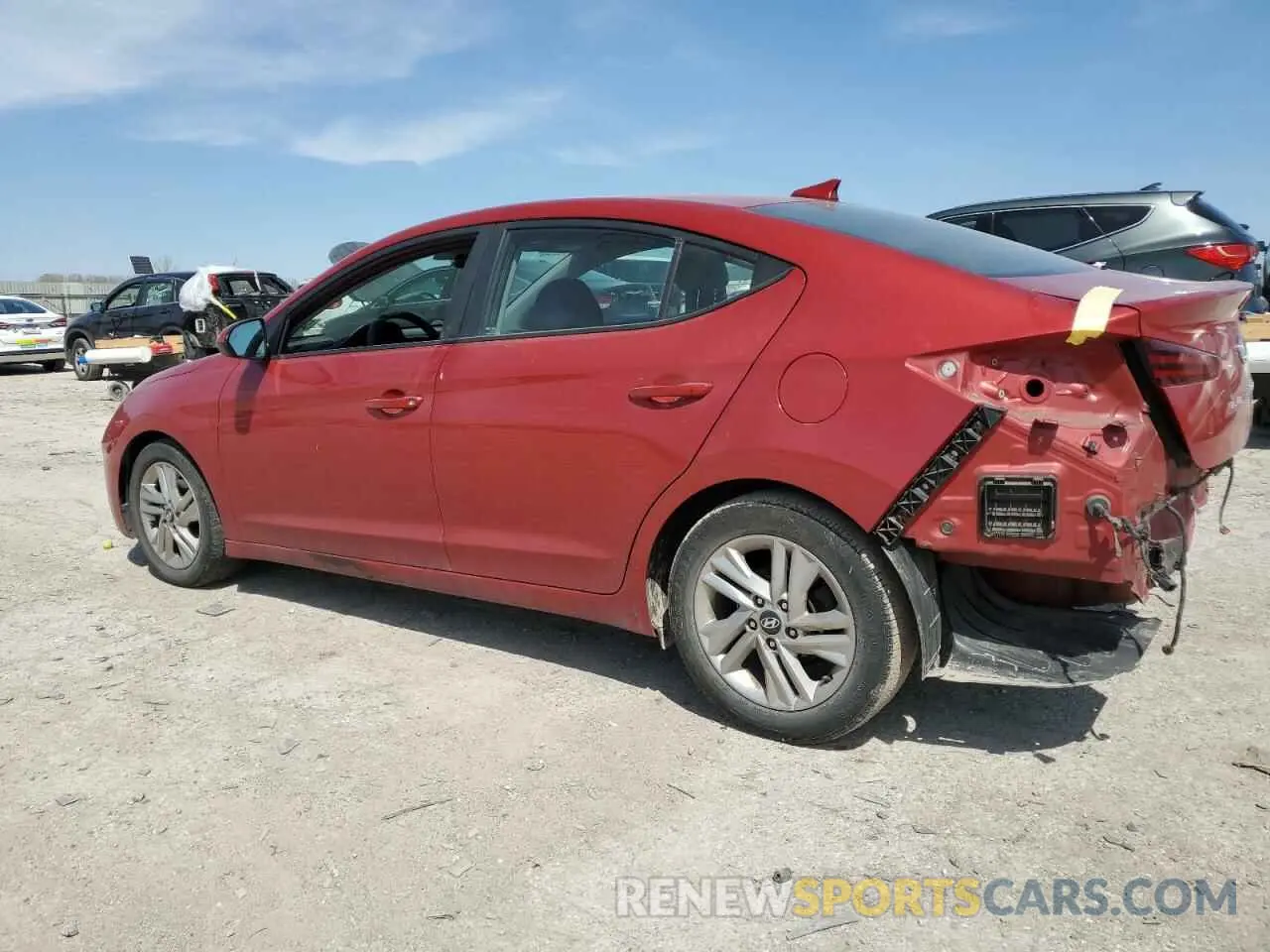 2 Фотография поврежденного автомобиля 5NPD84LFXKH427371 HYUNDAI ELANTRA 2019