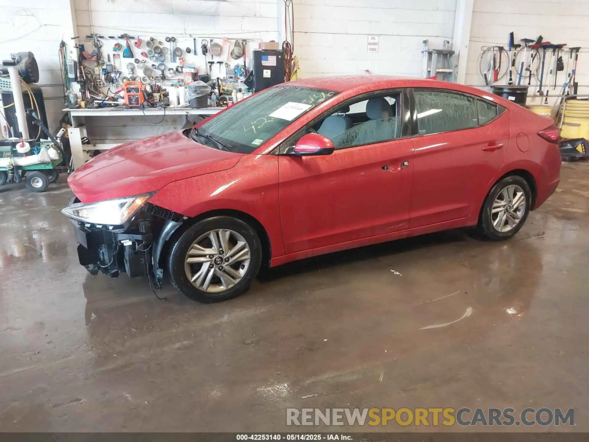 2 Photograph of a damaged car 5NPD84LFXKH428097 HYUNDAI ELANTRA 2019