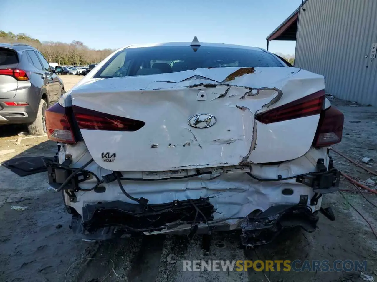 6 Photograph of a damaged car 5NPD84LFXKH448950 HYUNDAI ELANTRA 2019