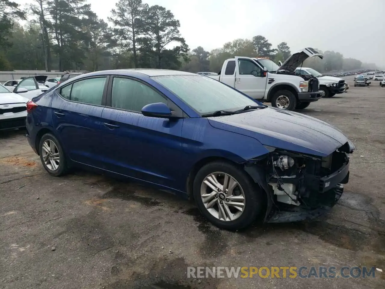 4 Photograph of a damaged car 5NPD84LFXKH491586 HYUNDAI ELANTRA 2019