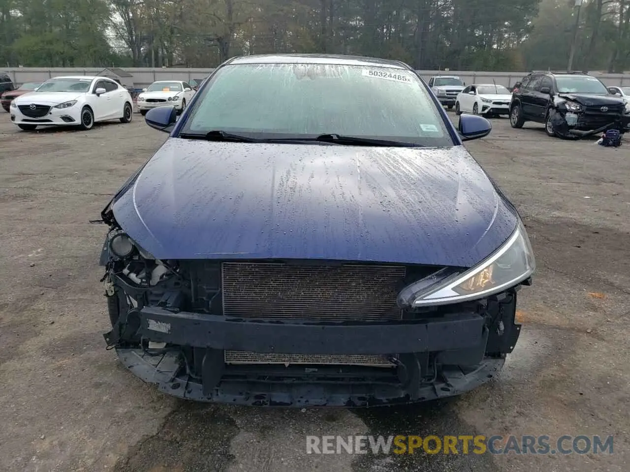 5 Photograph of a damaged car 5NPD84LFXKH491586 HYUNDAI ELANTRA 2019