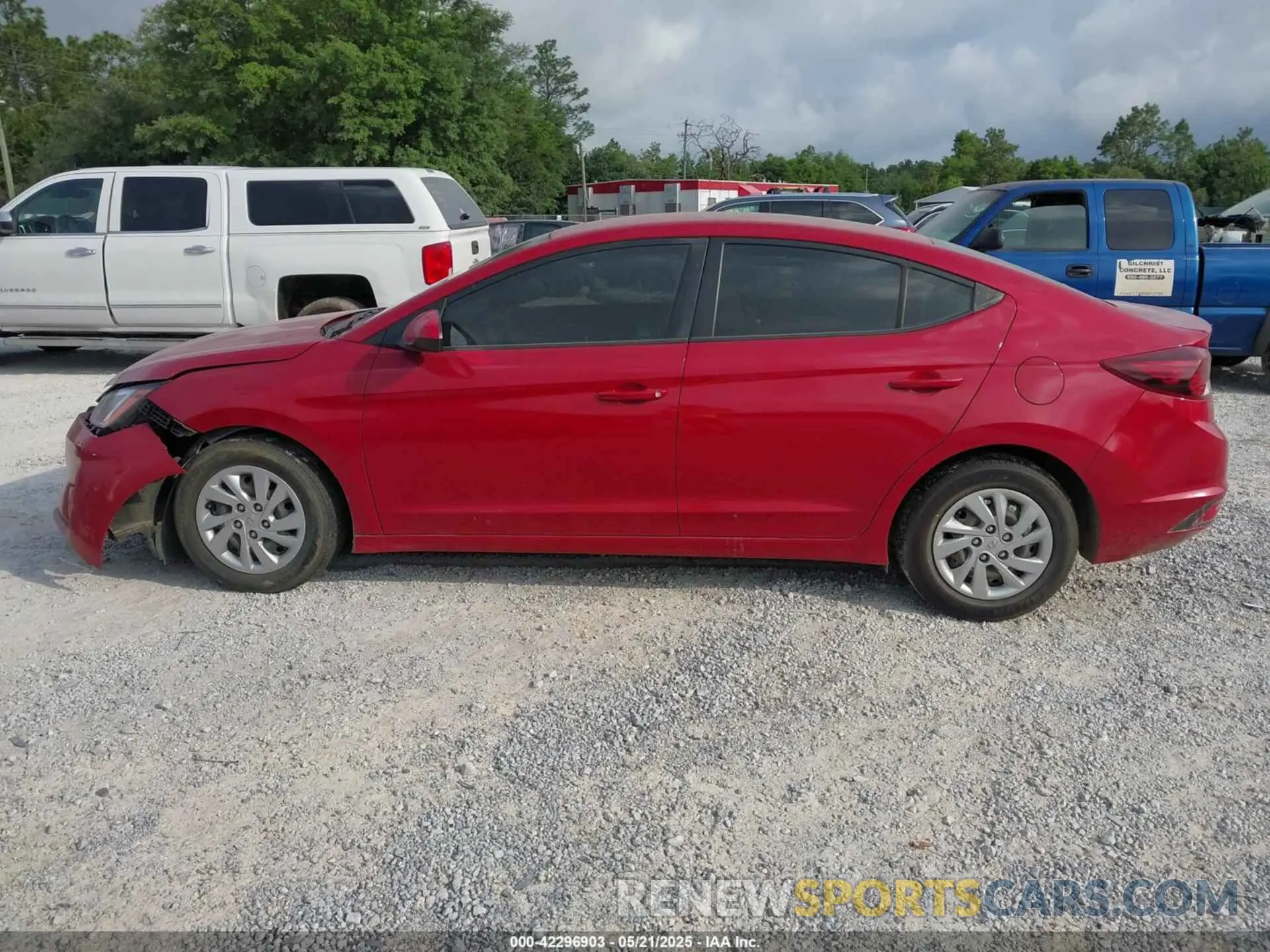 14 Фотография поврежденного автомобиля KMHD74LF0KU859083 HYUNDAI ELANTRA 2019