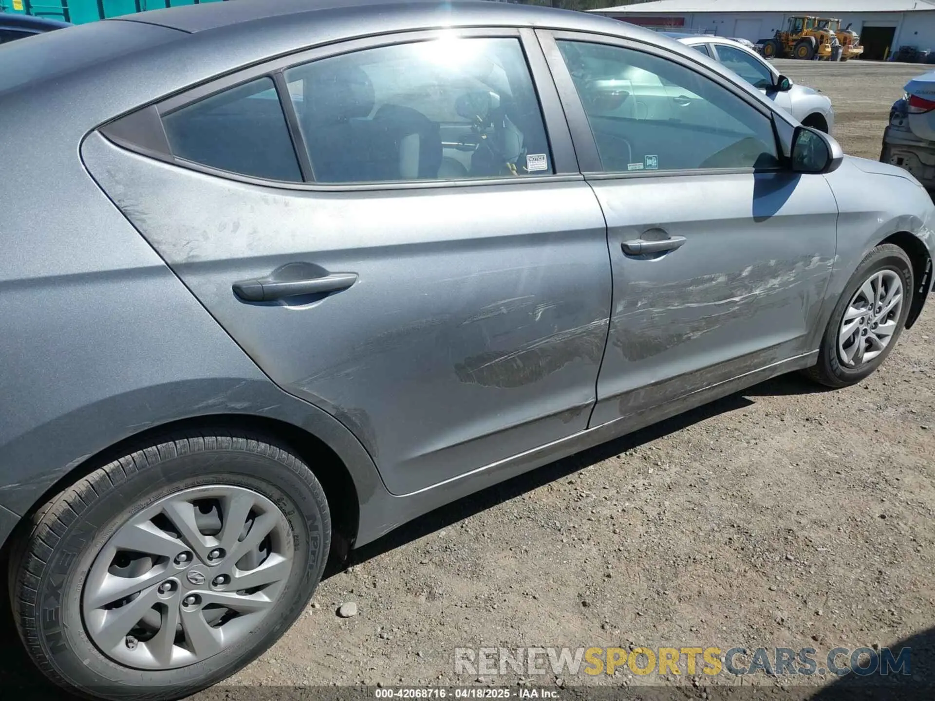 6 Photograph of a damaged car KMHD74LF1KU804058 HYUNDAI ELANTRA 2019