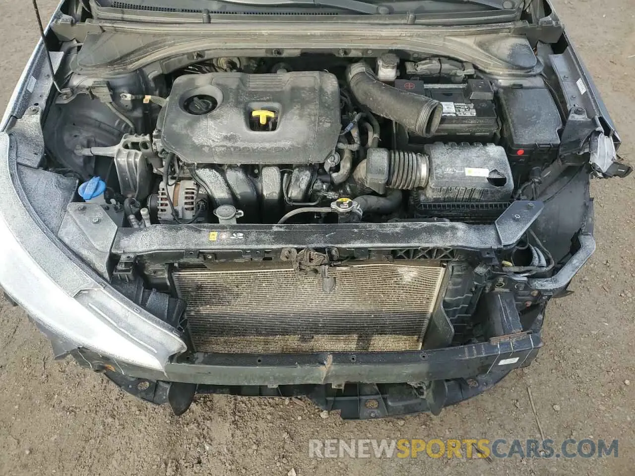 11 Фотография поврежденного автомобиля KMHD74LF1KU814735 HYUNDAI ELANTRA 2019