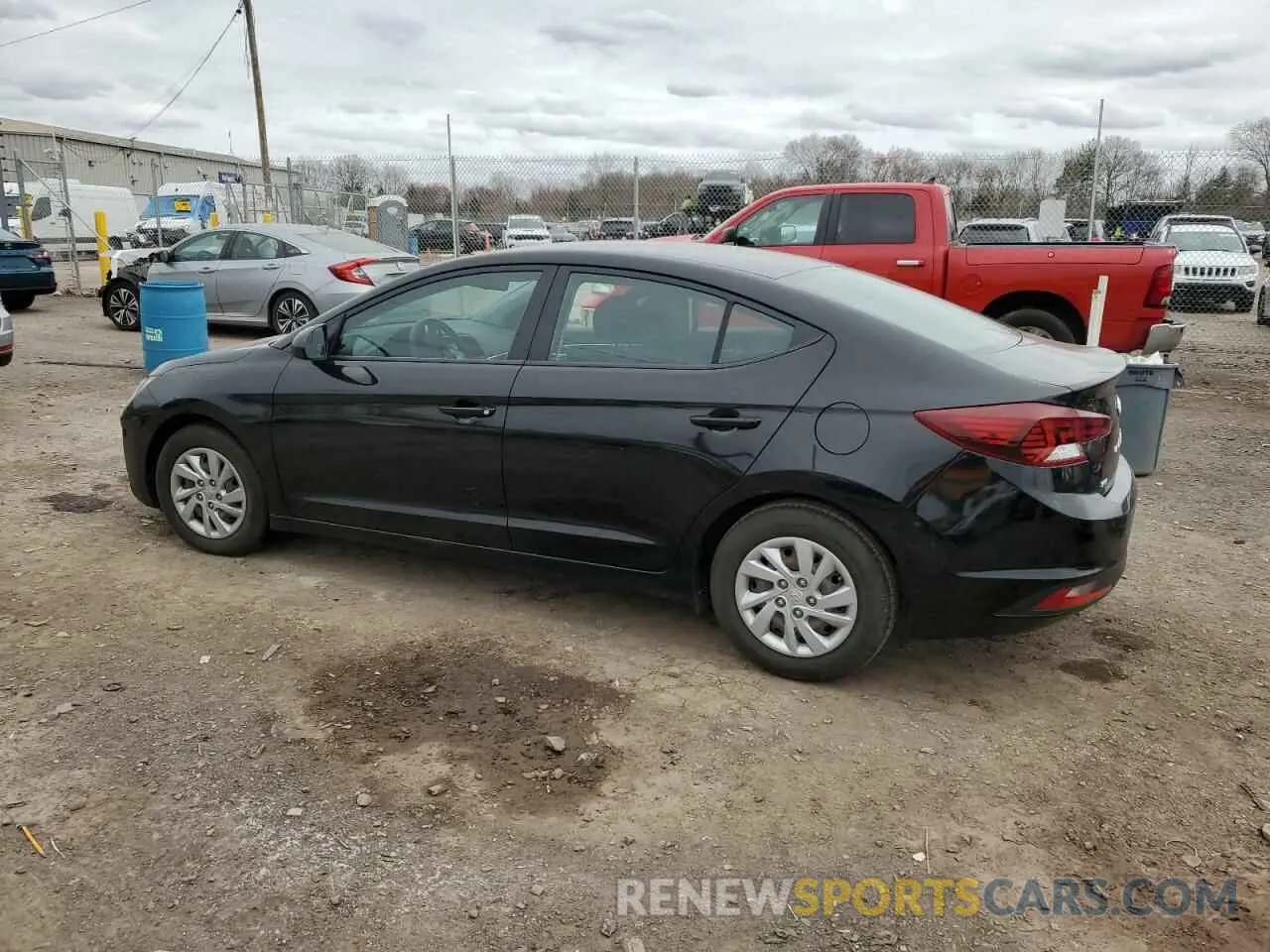 2 Фотография поврежденного автомобиля KMHD74LF3KU781169 HYUNDAI ELANTRA 2019