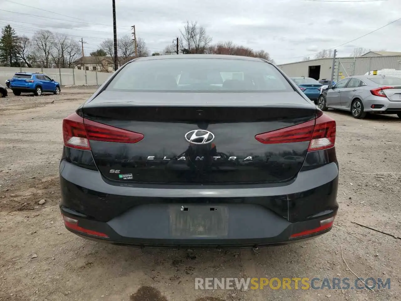 6 Фотография поврежденного автомобиля KMHD74LF3KU781169 HYUNDAI ELANTRA 2019