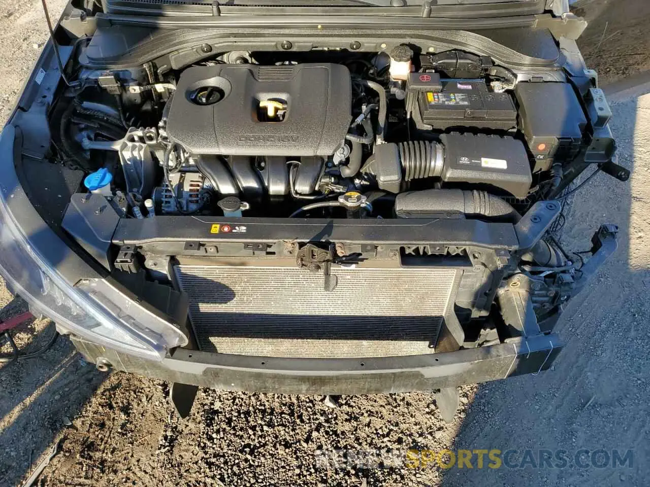 11 Фотография поврежденного автомобиля KMHD74LF3KU805356 HYUNDAI ELANTRA 2019