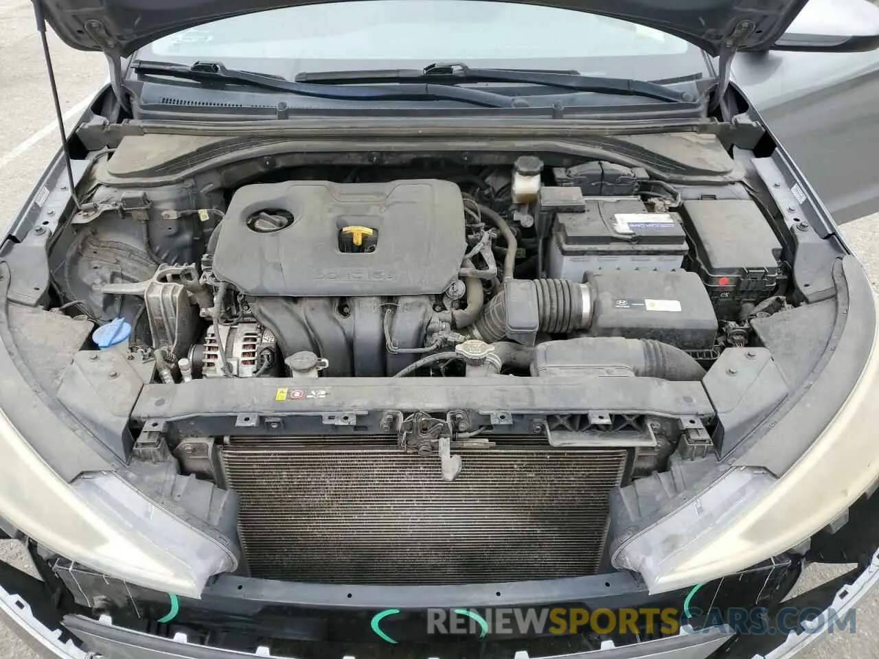 11 Фотография поврежденного автомобиля KMHD74LF3KU809357 HYUNDAI ELANTRA 2019
