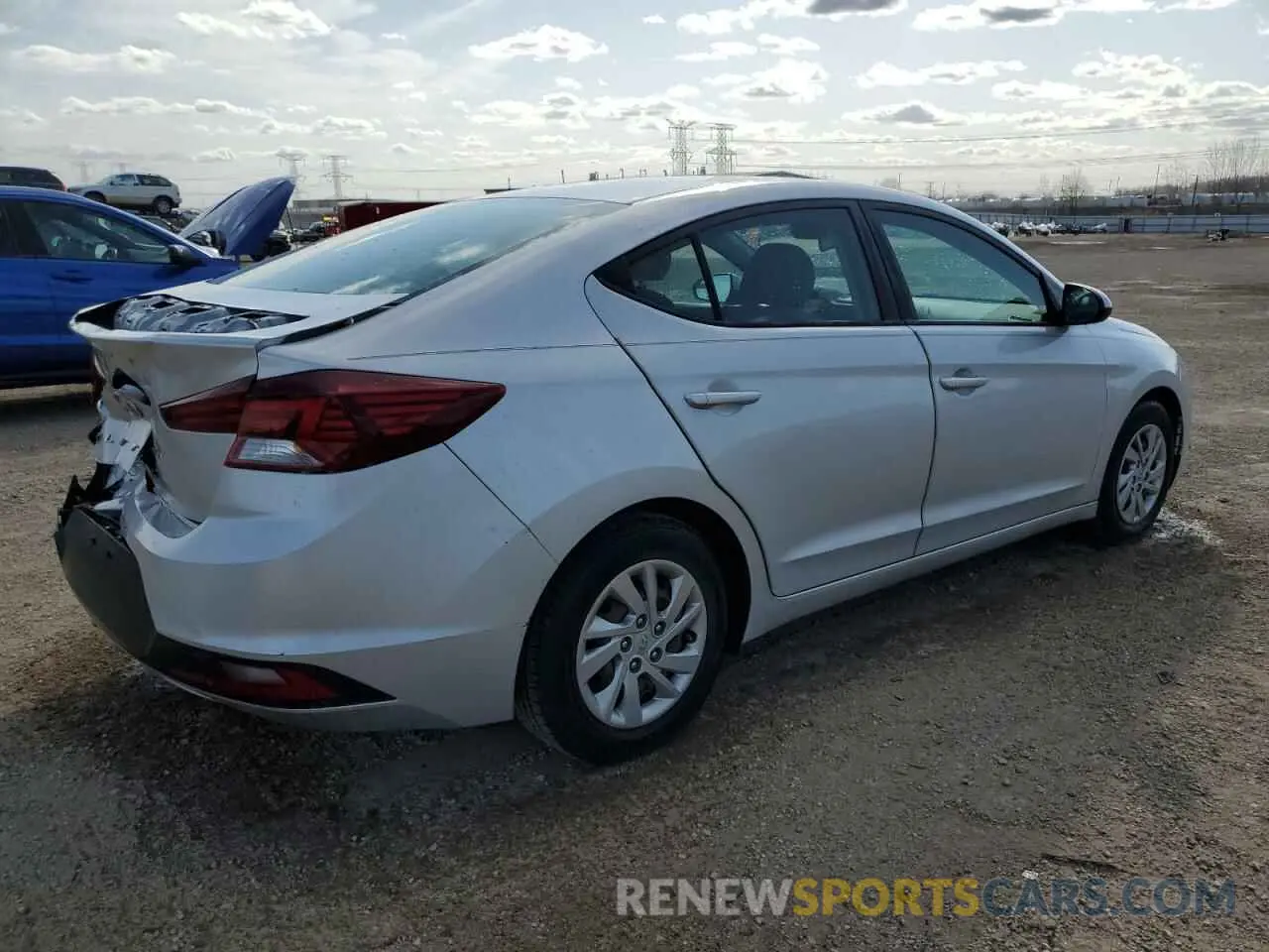3 Photograph of a damaged car KMHD74LF3KU810038 HYUNDAI ELANTRA 2019