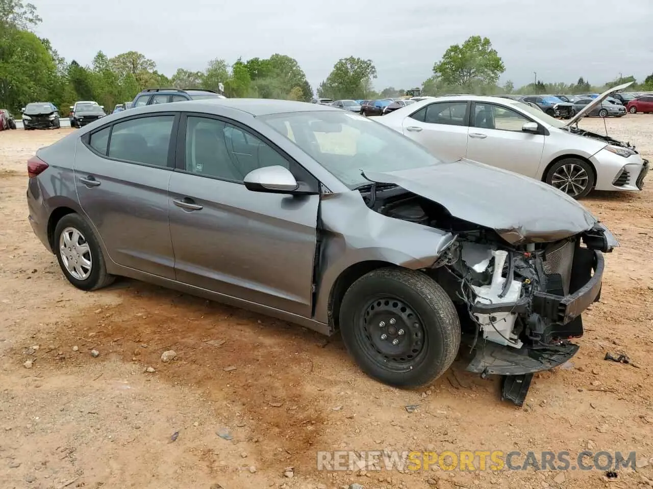 4 Photograph of a damaged car KMHD74LF3KU816101 HYUNDAI ELANTRA 2019