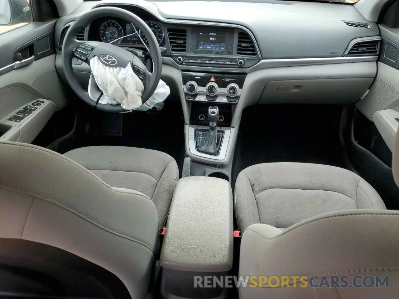 8 Photograph of a damaged car KMHD74LF3KU816101 HYUNDAI ELANTRA 2019