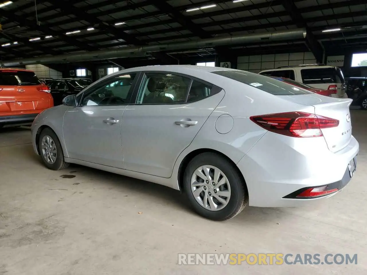 2 Photograph of a damaged car KMHD74LF3KU863869 HYUNDAI ELANTRA 2019