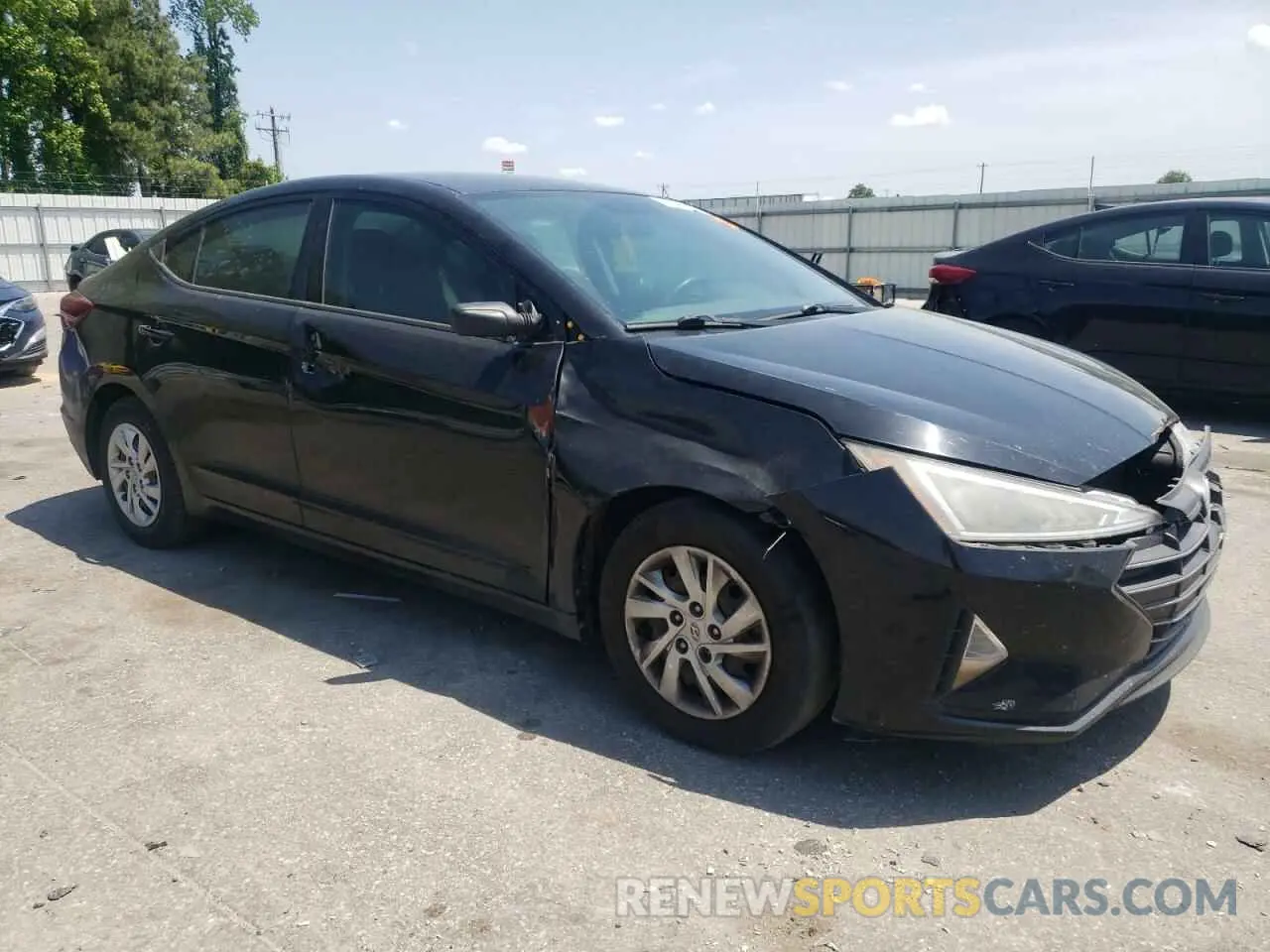 4 Photograph of a damaged car KMHD74LF4KU779401 HYUNDAI ELANTRA 2019