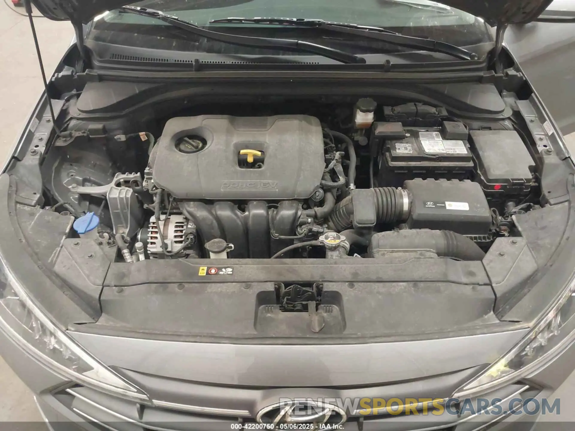10 Photograph of a damaged car KMHD74LF4KU878672 HYUNDAI ELANTRA 2019