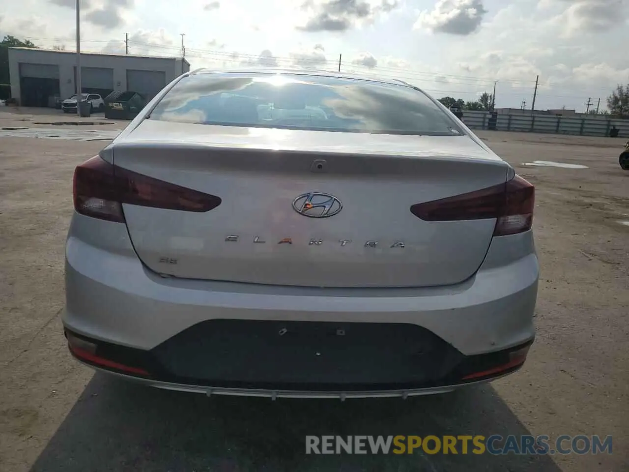 6 Photograph of a damaged car KMHD74LF5KU859323 HYUNDAI ELANTRA 2019