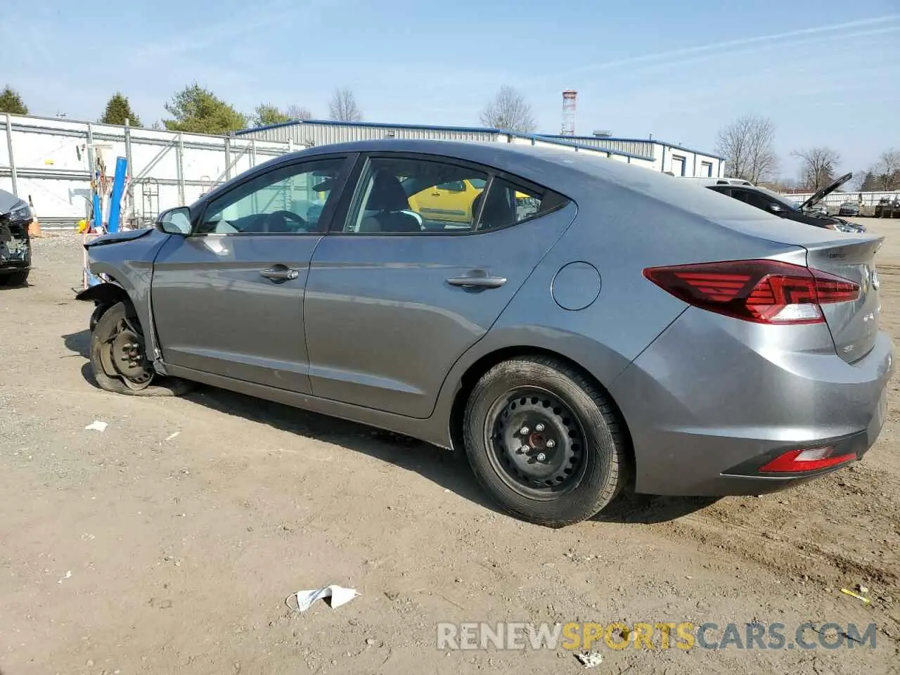 2 Фотография поврежденного автомобиля KMHD74LF7KU789632 HYUNDAI ELANTRA 2019