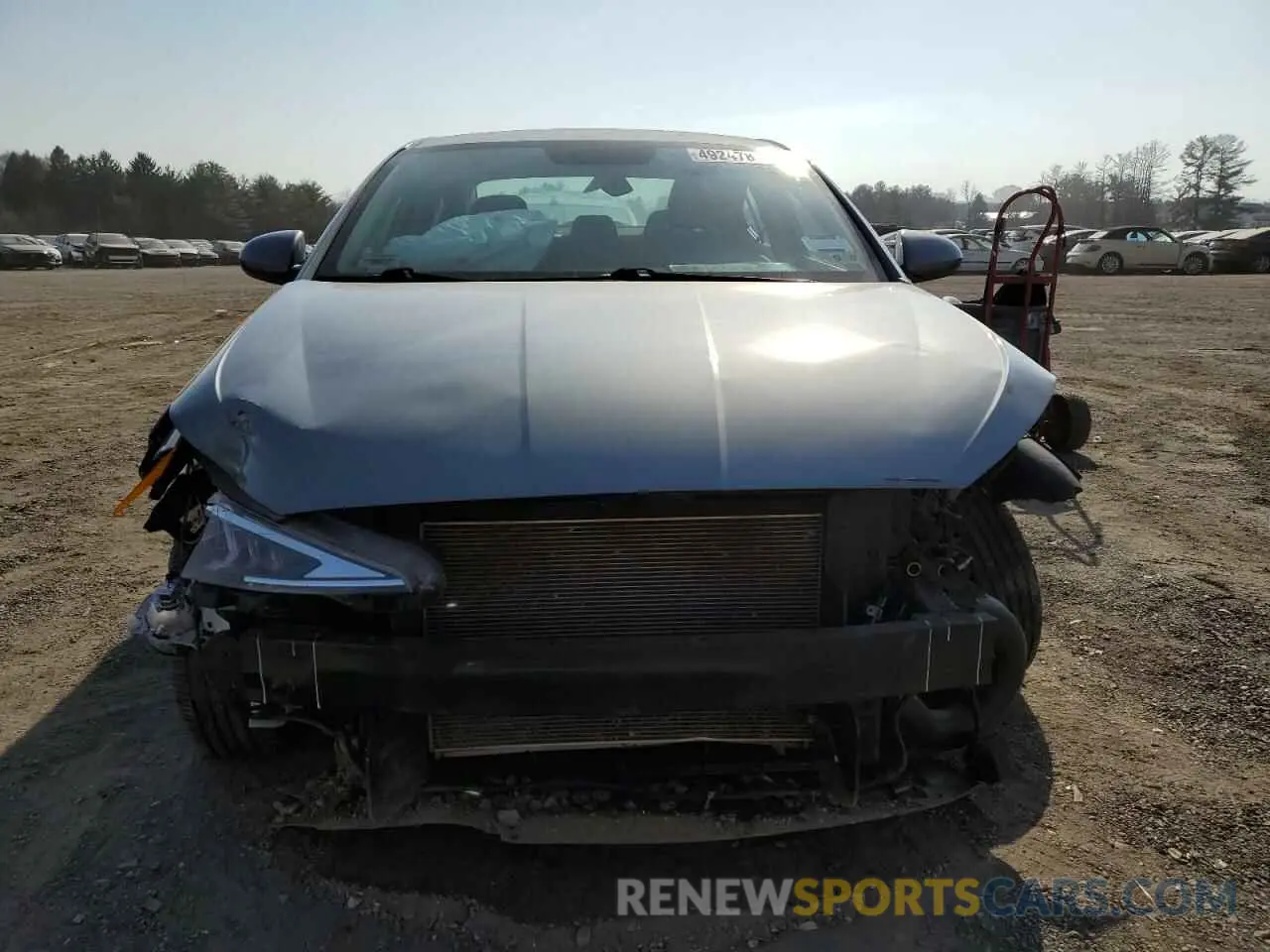 5 Фотография поврежденного автомобиля KMHD74LF7KU789632 HYUNDAI ELANTRA 2019