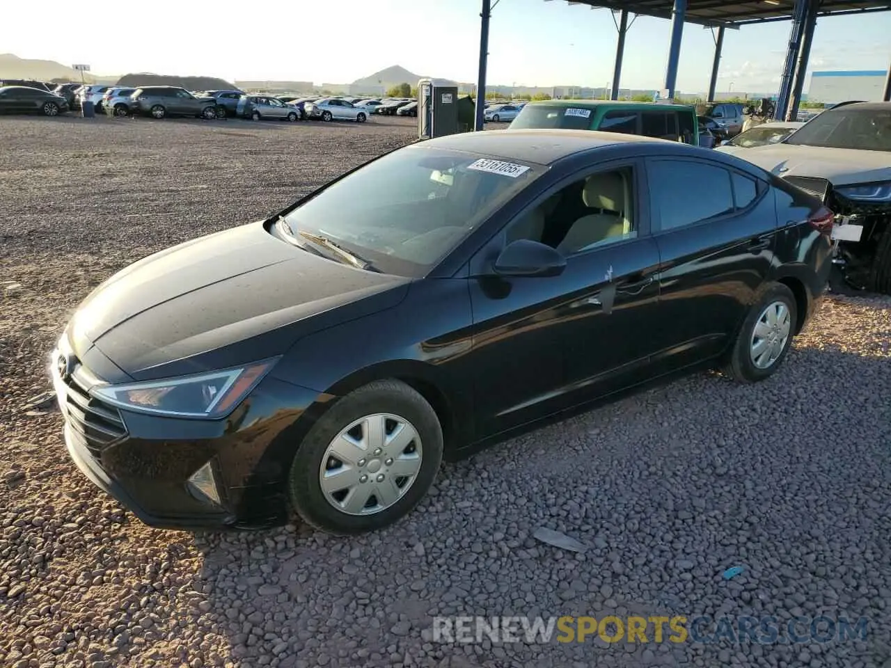 1 Фотография поврежденного автомобиля KMHD74LF7KU888922 HYUNDAI ELANTRA 2019