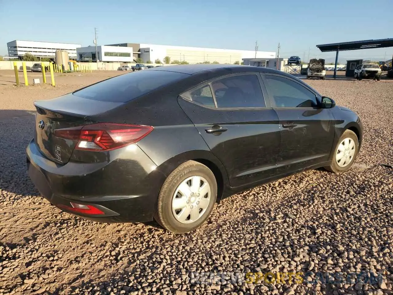 3 Фотография поврежденного автомобиля KMHD74LF7KU888922 HYUNDAI ELANTRA 2019