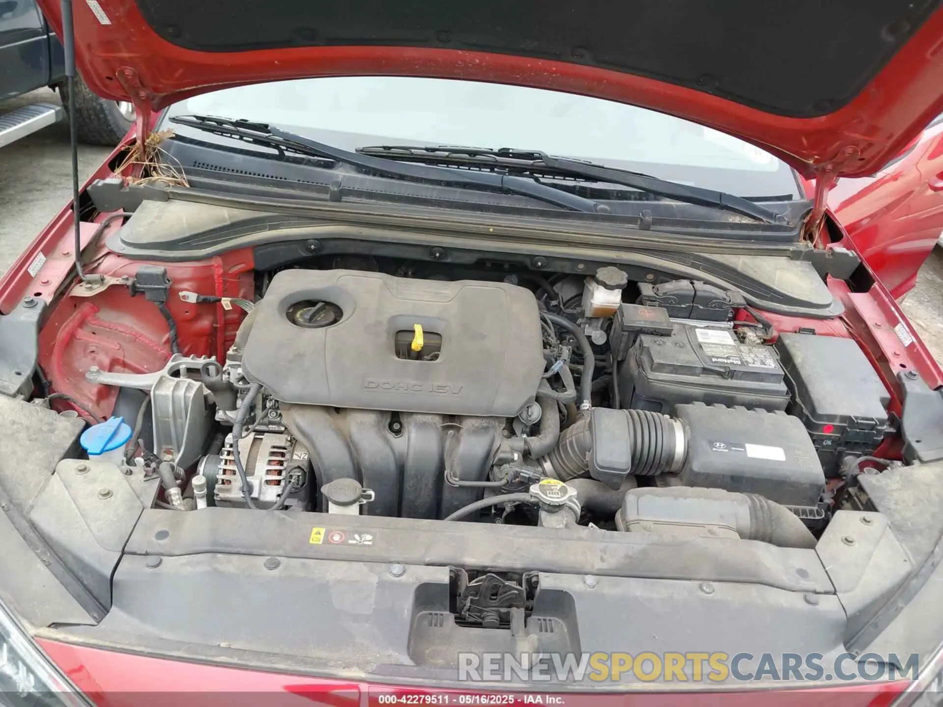 10 Photograph of a damaged car KMHD84LF0KU764701 HYUNDAI ELANTRA 2019