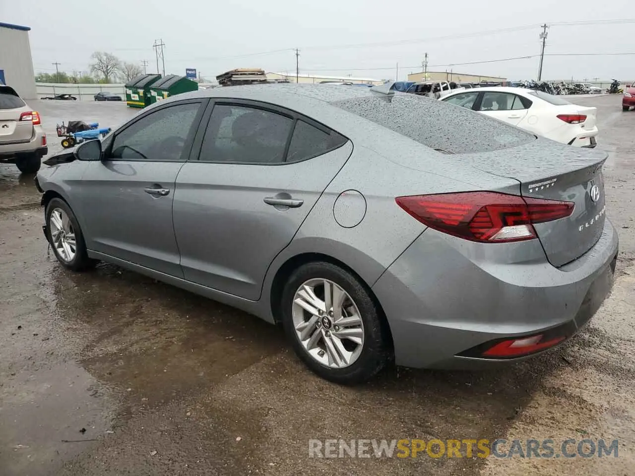 2 Photograph of a damaged car KMHD84LF0KU764875 HYUNDAI ELANTRA 2019