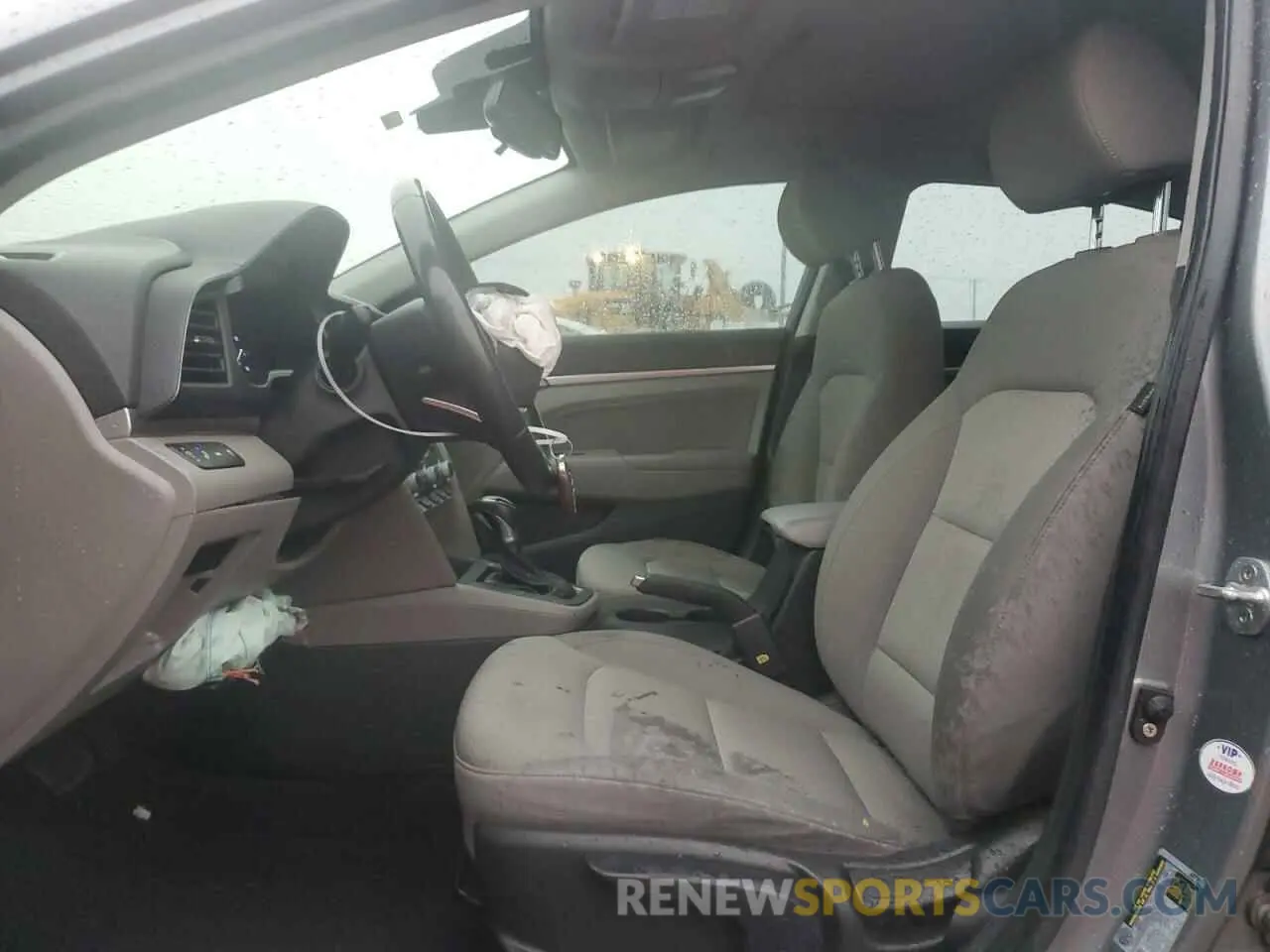 7 Photograph of a damaged car KMHD84LF0KU764875 HYUNDAI ELANTRA 2019