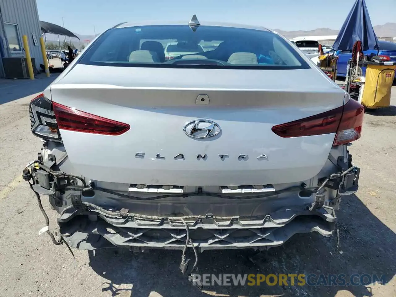 6 Photograph of a damaged car KMHD84LF0KU846072 HYUNDAI ELANTRA 2019