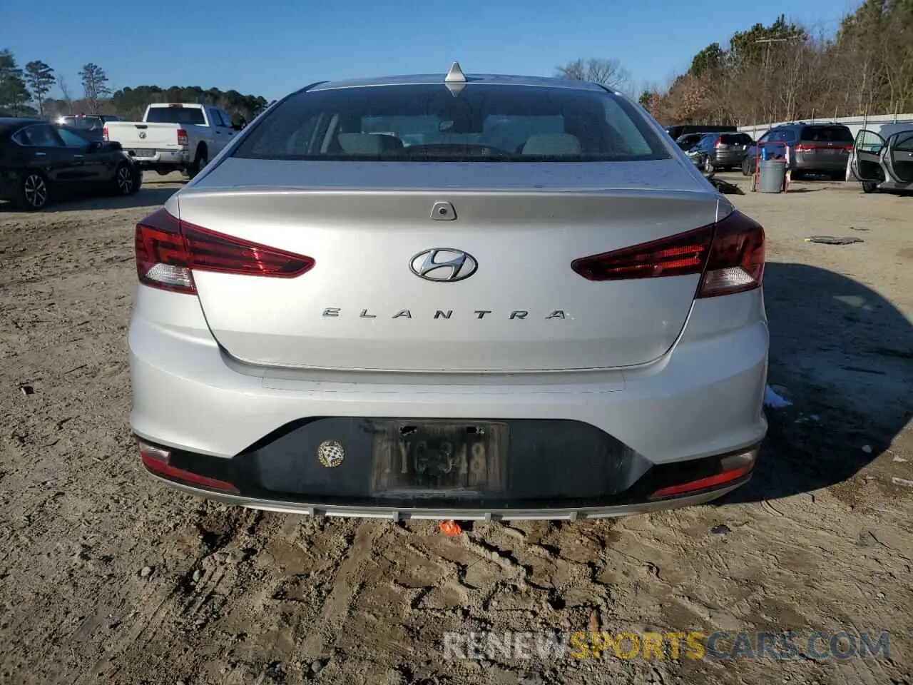 6 Photograph of a damaged car KMHD84LF0KU879928 HYUNDAI ELANTRA 2019