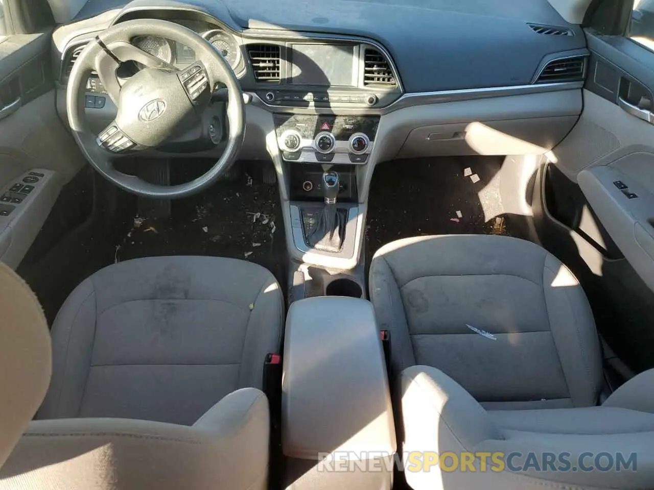 8 Photograph of a damaged car KMHD84LF0KU879928 HYUNDAI ELANTRA 2019