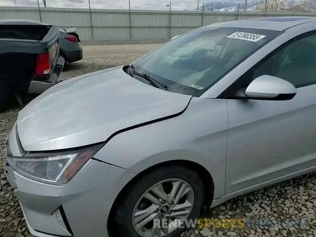 10 Фотография поврежденного автомобиля KMHD84LF0KU887334 HYUNDAI ELANTRA 2019