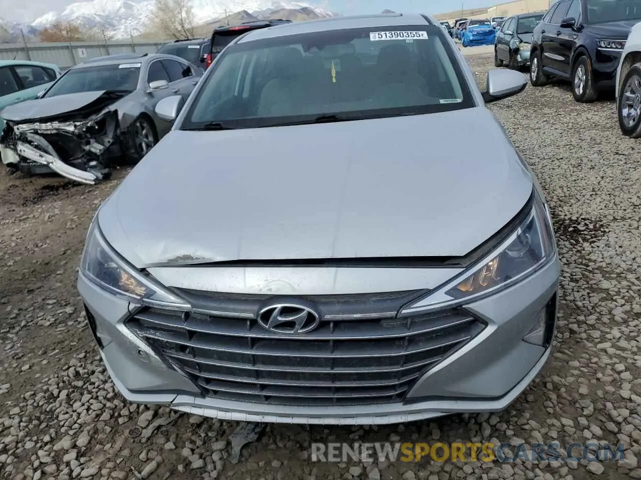 5 Фотография поврежденного автомобиля KMHD84LF0KU887334 HYUNDAI ELANTRA 2019