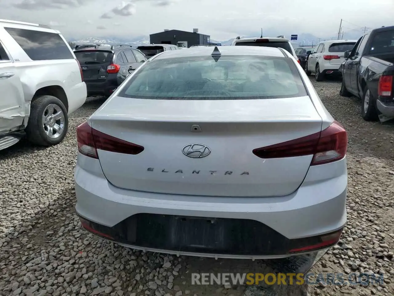 6 Фотография поврежденного автомобиля KMHD84LF0KU887334 HYUNDAI ELANTRA 2019