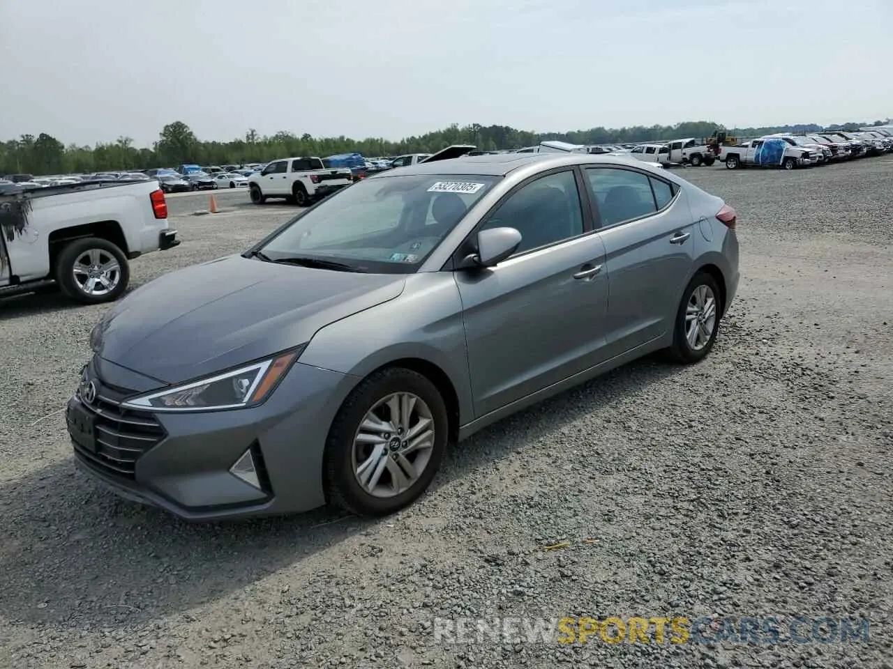 1 Фотография поврежденного автомобиля KMHD84LF1KU786996 HYUNDAI ELANTRA 2019