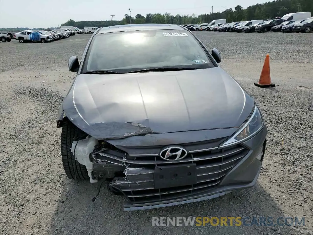5 Фотография поврежденного автомобиля KMHD84LF1KU786996 HYUNDAI ELANTRA 2019