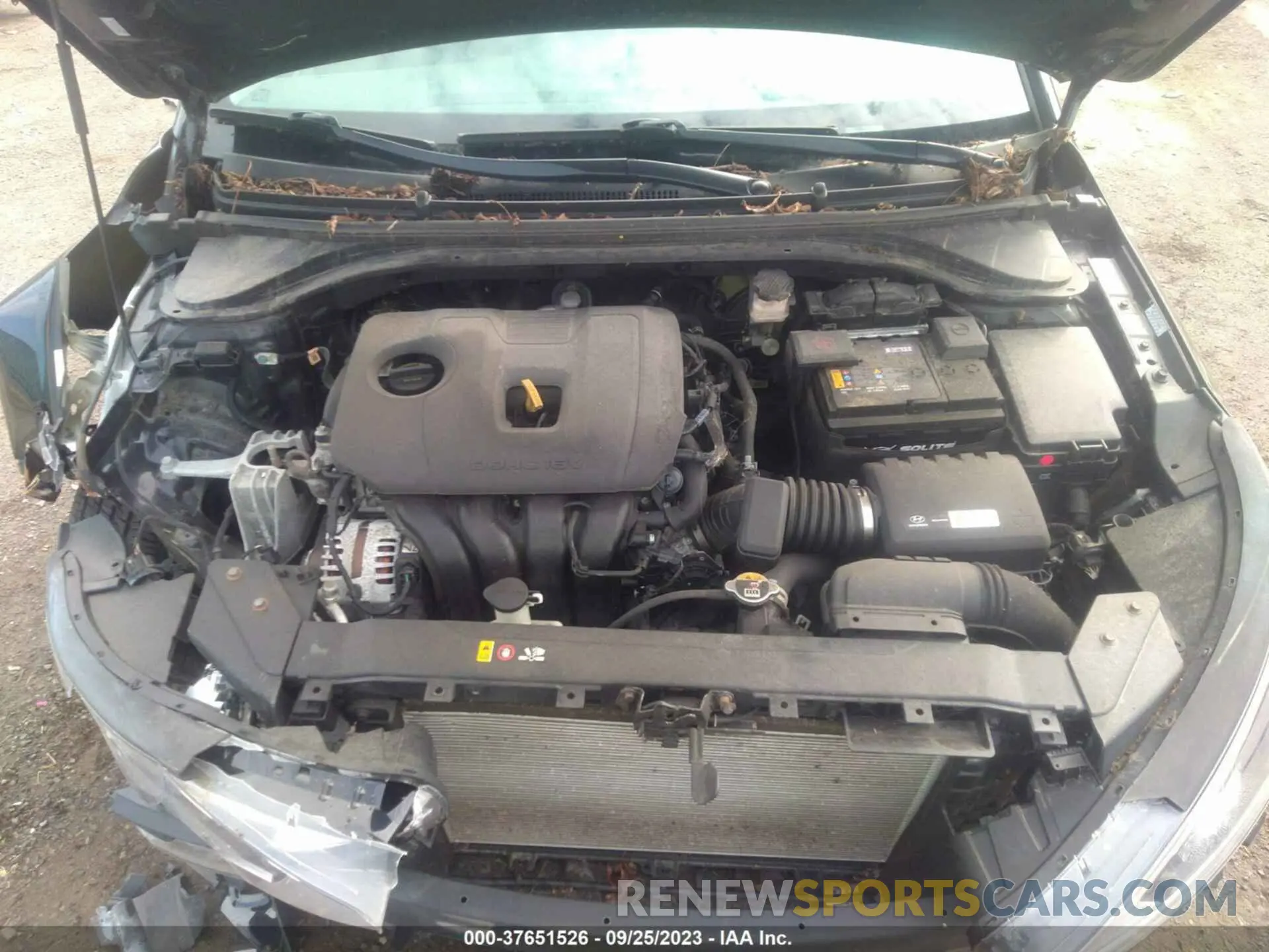 10 Photograph of a damaged car KMHD84LF1KU787761 HYUNDAI ELANTRA 2019